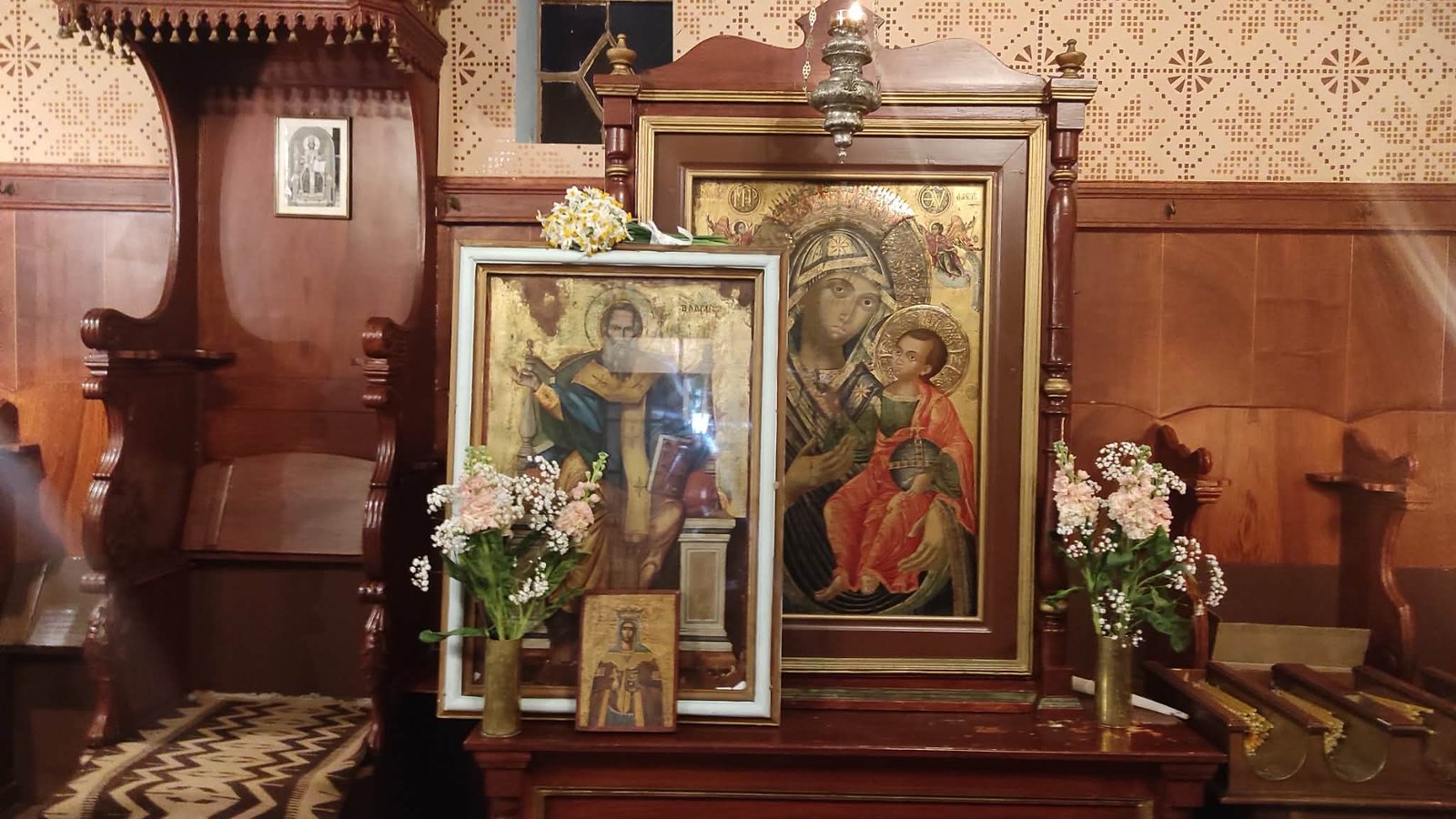 ΙΕΡΑ ΠΑΝΗΓΥΡΗ ΤΟΥ ΑΓΙΟΥ ΒΛΑΣΣΙΟΥ ΚΑΙ ΤΗΣ ΟΣΙΑΣΜΗΤΡΟΣ , ΘΕΟΔΩΡΑΣ ΤΗΣ ΑΥΓΟΥΣΤΑΣ ΣΤΟΝ ΙΕΡΟ ΝΑΟ ΤΟΥ ΑΓΙΟΥ ΙΩΑΝΝΗ ΤΟΥ ΘΕΟΛΟΓΟΥ ΣΤΗΝ ΛΕΥΚΑΔΑ