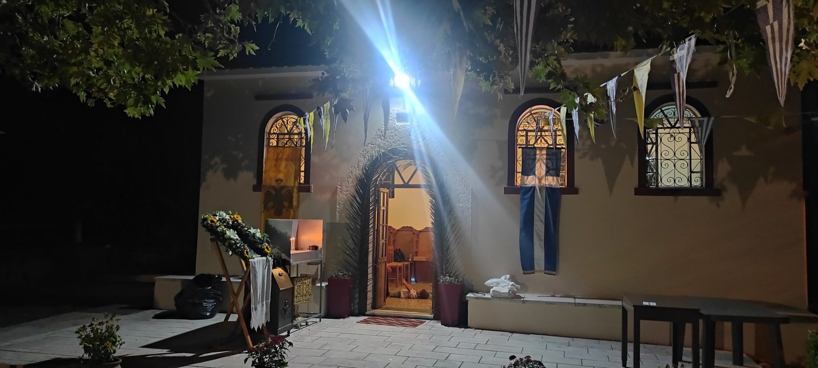 ΙΕΡΑ ΠΑΝΗΓΥΡΗ ΤΗΣ ΑΓΙΑΣ ΜΑΡΙΝΑΣ ΣΤΟ ΟΜΩΝΥΜΟ ΓΡΑΦΙΚΟ ΕΞΩΚΚΛΗΣΙ ΣΤΗΝ ΛΕΥΚΑΔΑ
